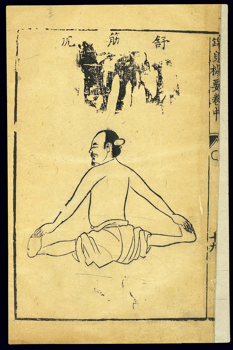 Ming daoyin woodcut