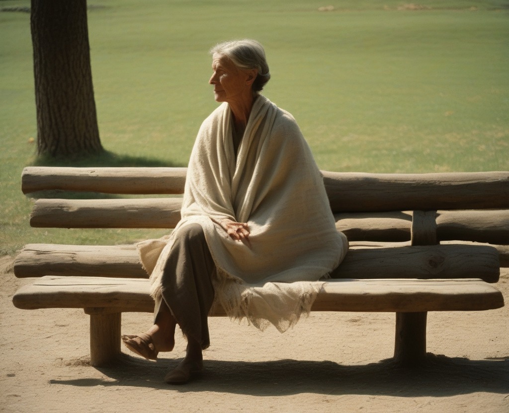 Bench and cloth